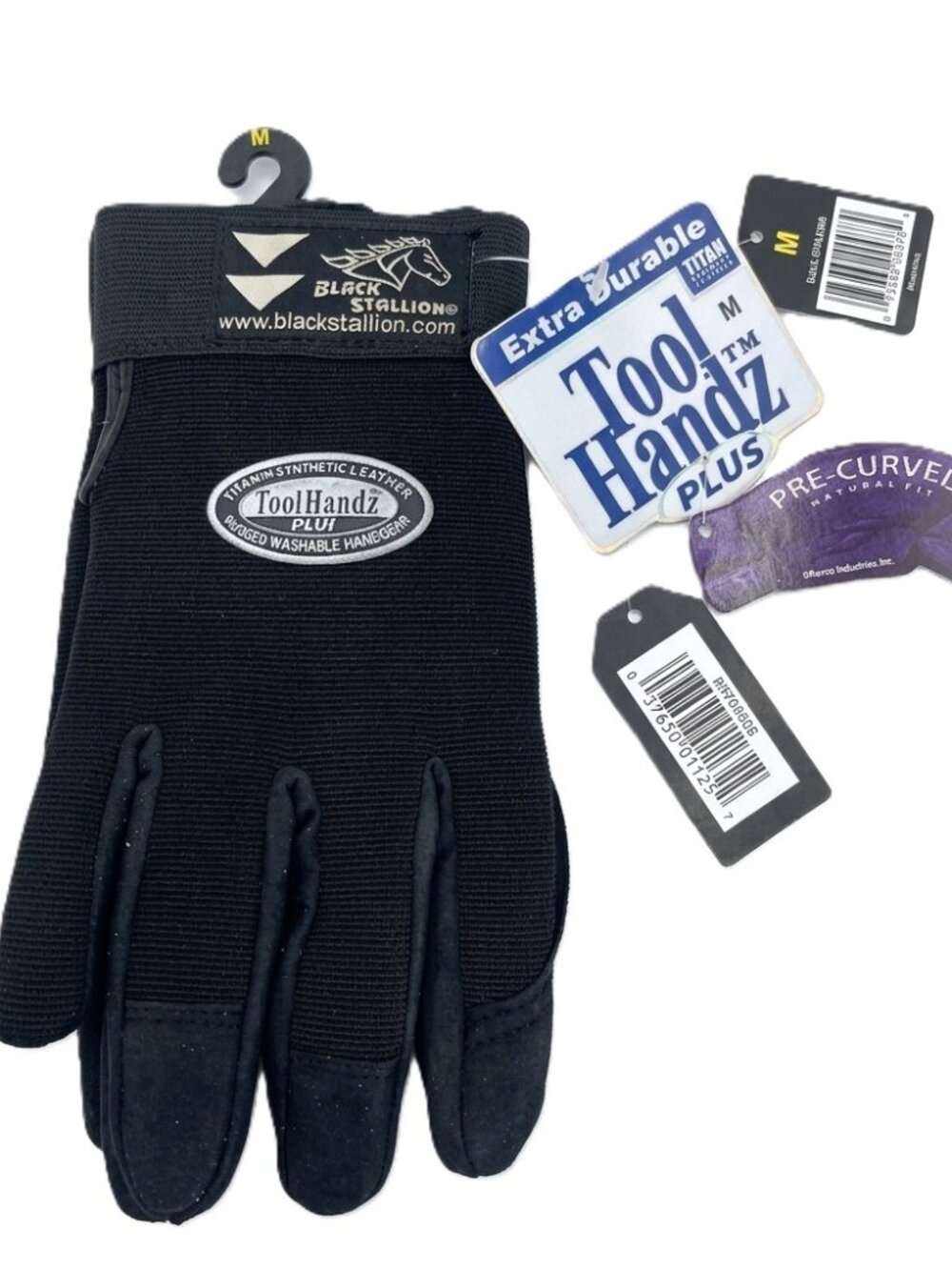 Black Stallion Tool Handz Plus Work Gloves (Black - Medium)